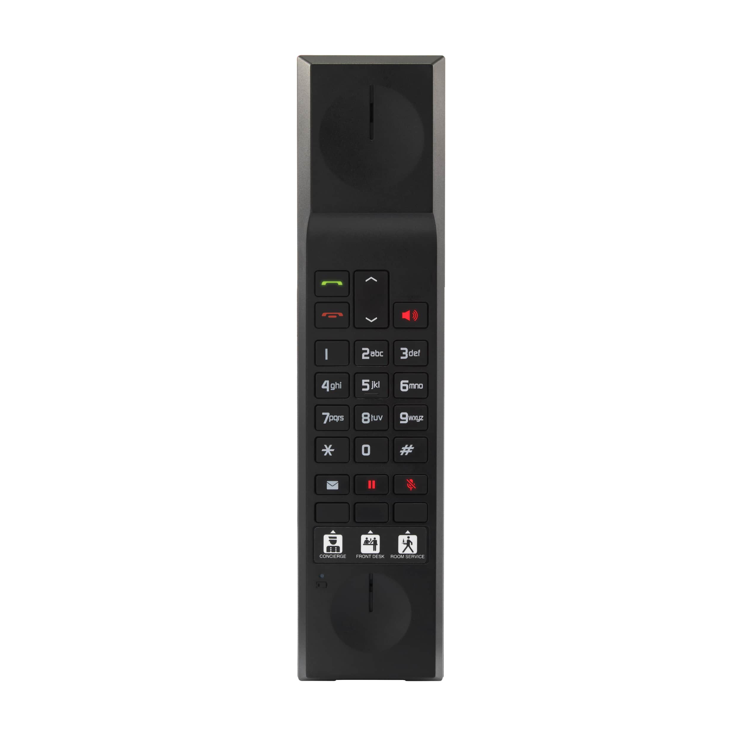 Image of 1-Line Cordless Accessory Handset and Charger | NG-C3411HC Gunmetal & Black